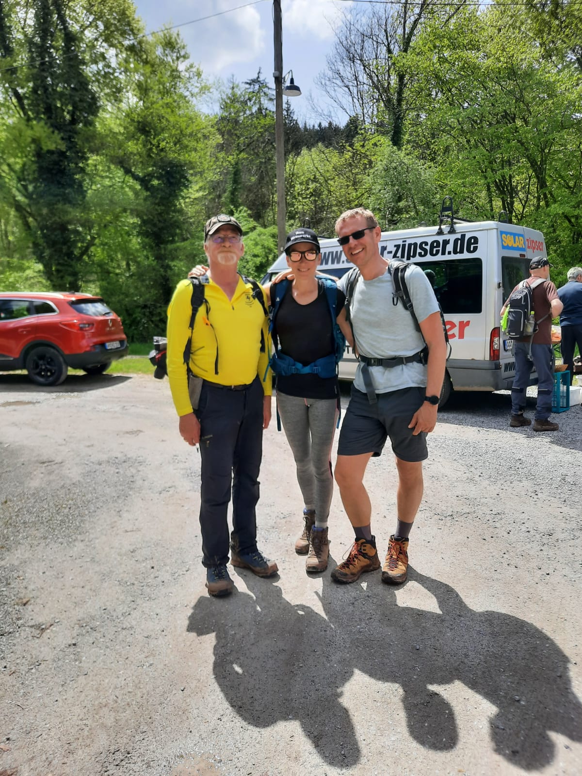 Gruppenbild 24-Stunden Wanderung am 06.05.2023